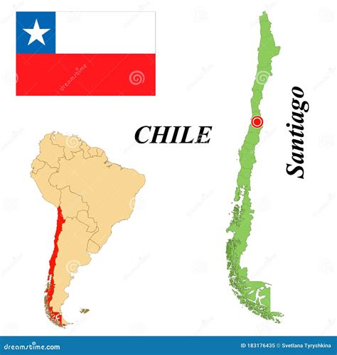 capital of chile|chile map with capital.